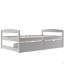 Lit plateforme simple avec deux tiroirs-1540560065