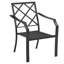 Chaise de patio empilable avec coussin