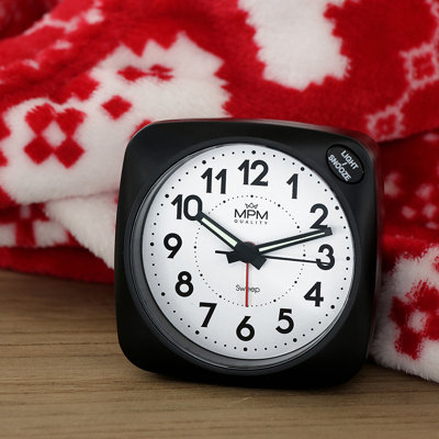 Quartz movement / Crystal Alarm Tabletop Clock