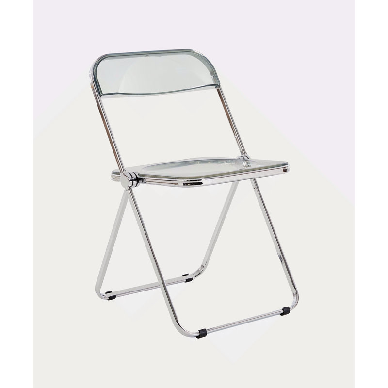 Chaise pliante en plastique, Gris