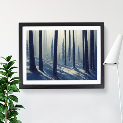 Beauteous Winter Forest - Single Picture Frame Print
