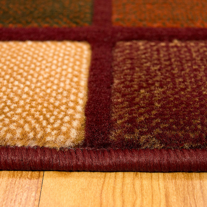 Geometric Indoor Rug, 3'9" x 5'1"