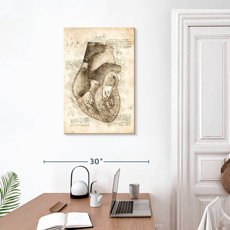 Keiri Human Heart Inside View, 30" H x 20" W