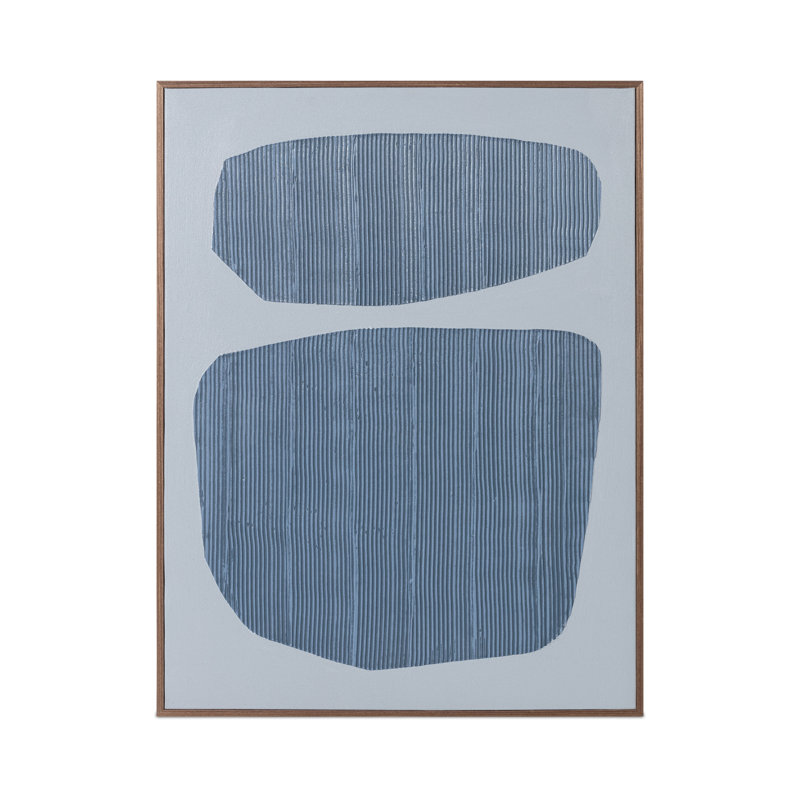 Uma Framed Painting Deep Purple Palette, Blue