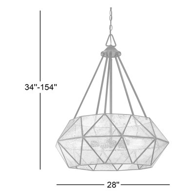Sky 5 - Light Unique Geometric Chandelier