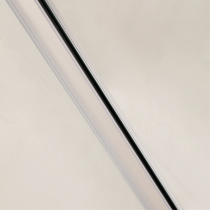 Shower Door 48" W X 72"H Single Sliding Bypass Shower Enclosure, Nickel