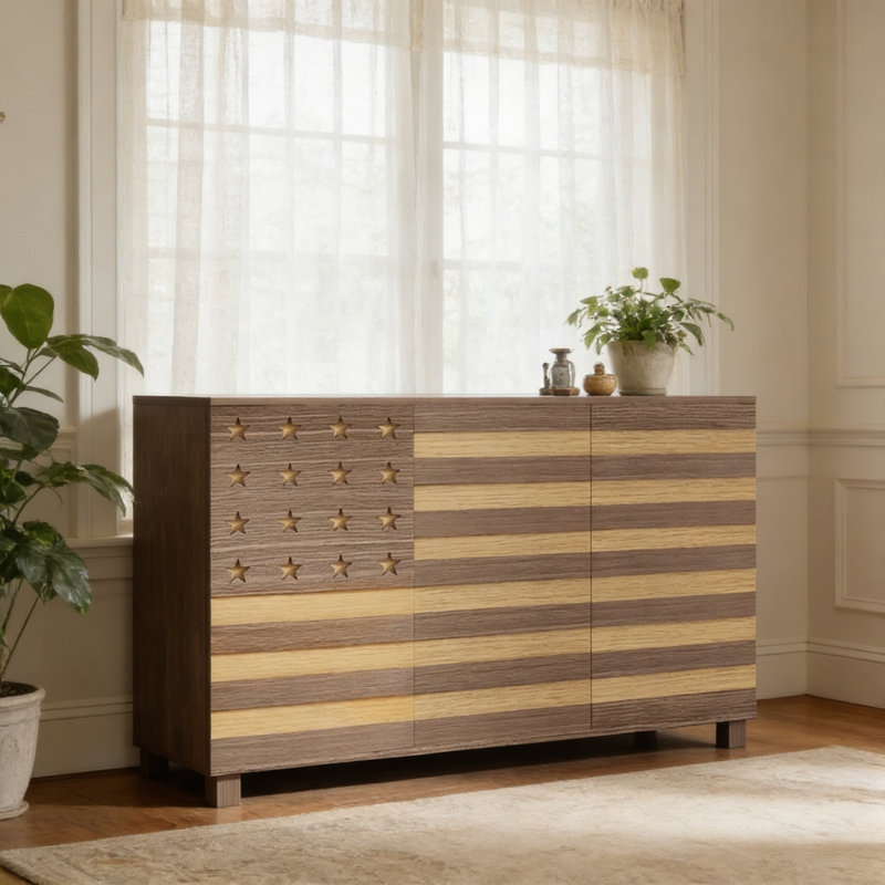 Multifunction Storage Cabinets With Adjustable Shelves: 55"Tv Stand For Living Room,Sideboard Buffet Cabinet With Hand Carved Craftsmanship With 2 Drawers,3 Doors,Coffee Bar Console - For Entryway