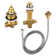 Rough Valve for 3 Hole Thermostatic Trim