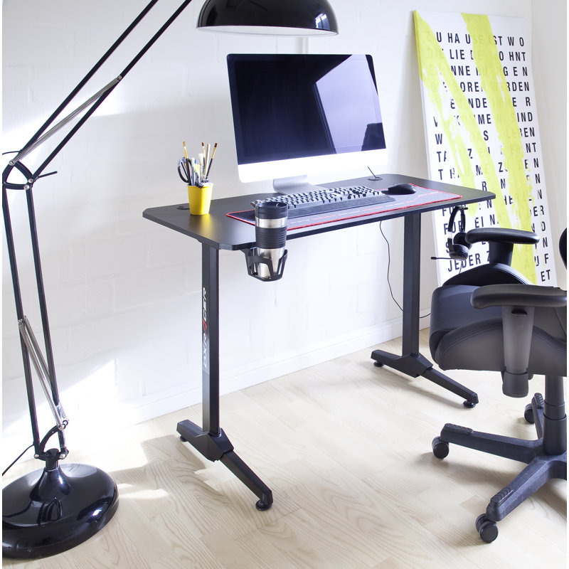 Metal Base Computer Desk