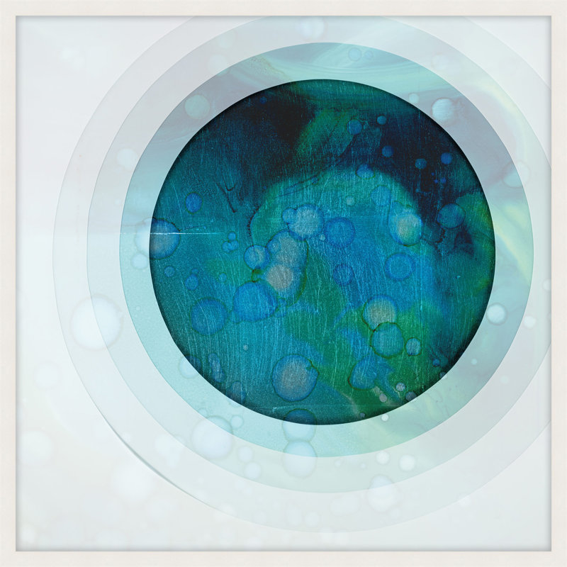 Endless Worlds 1 Framed Print, 29" H x 29" W x 1" D