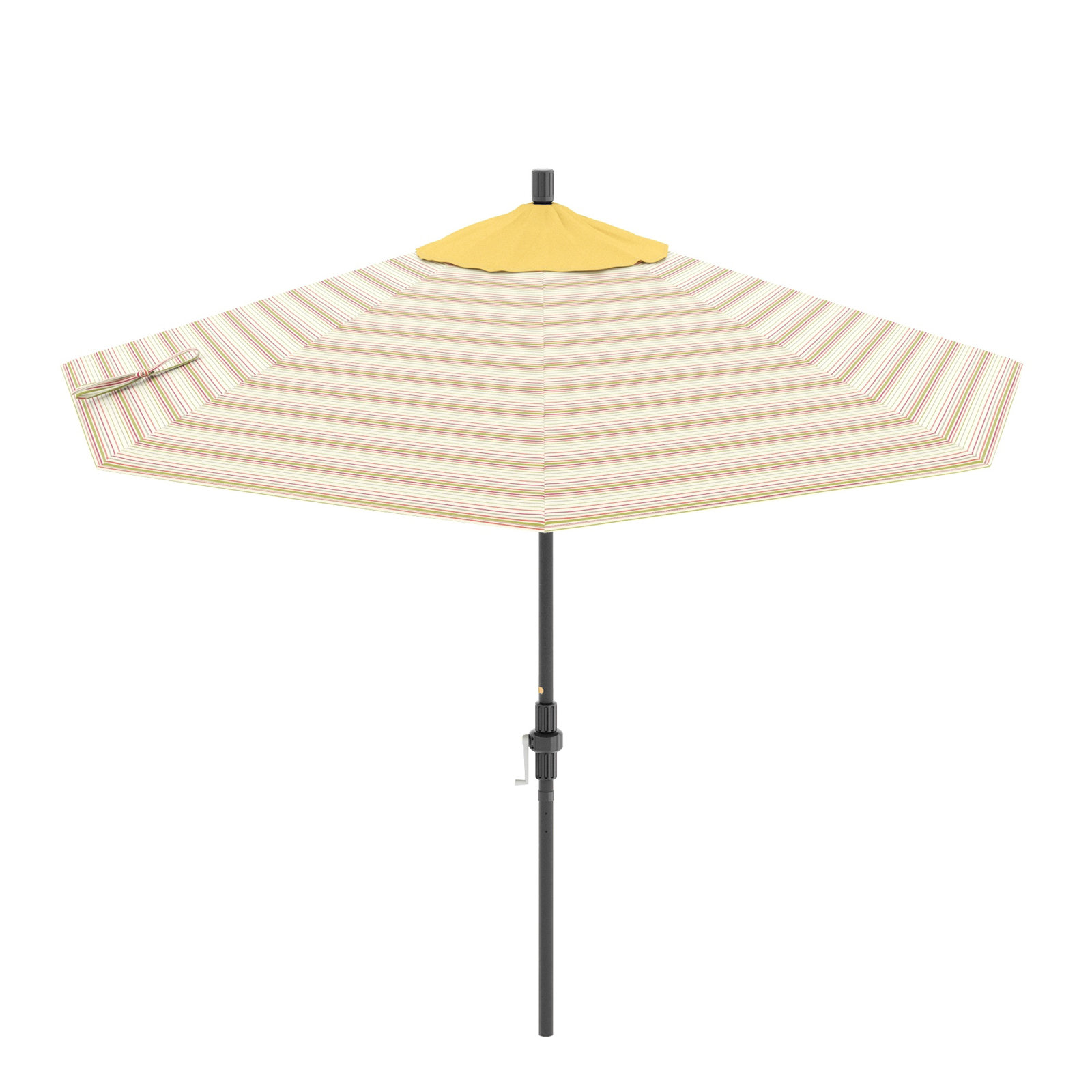 Santana 9' Umbrella, Donovan Garden - Pacifica Premium, Gray