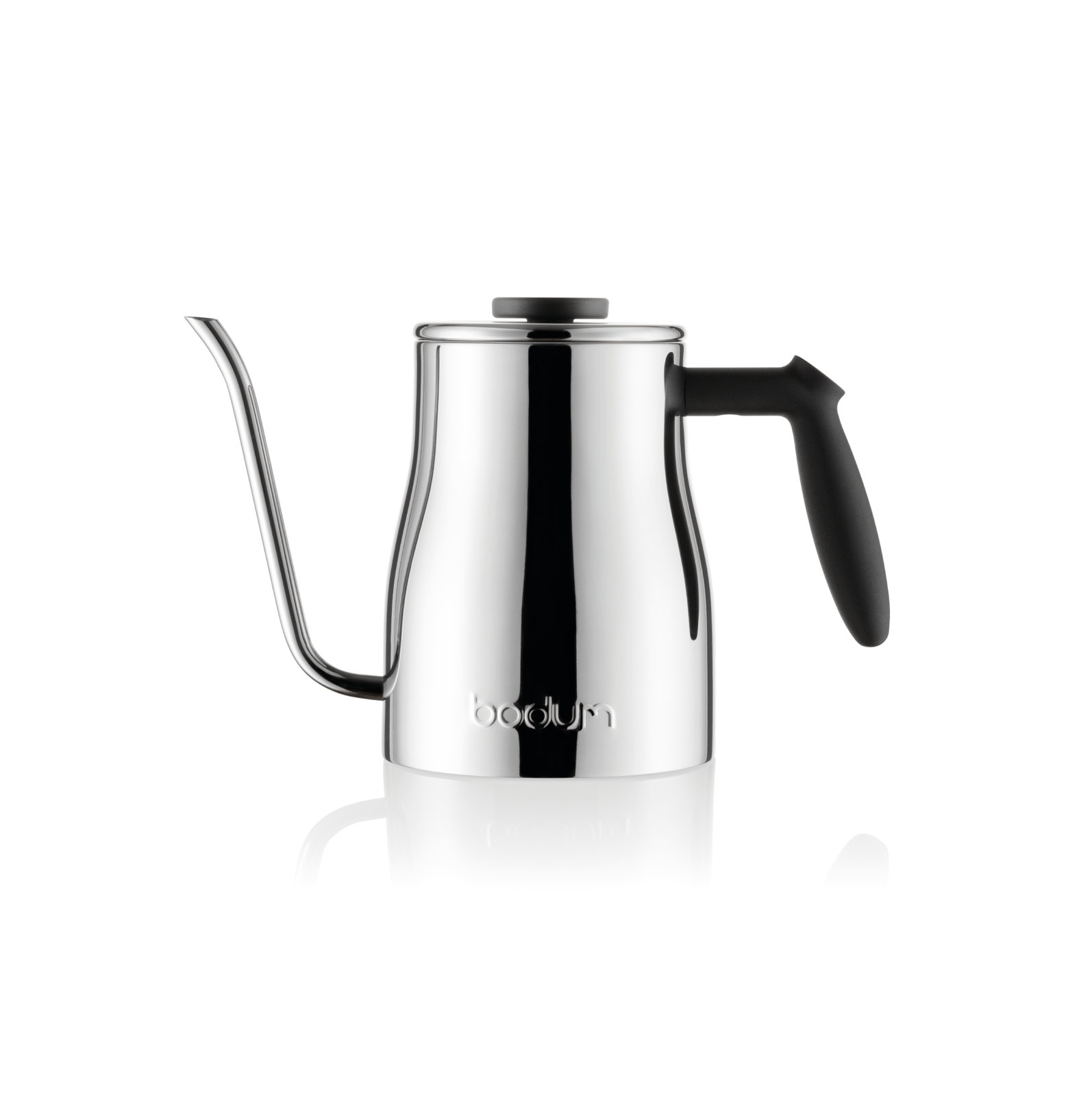 Bodum Gooseneck Stovetop Tea Kettle, Chrome
