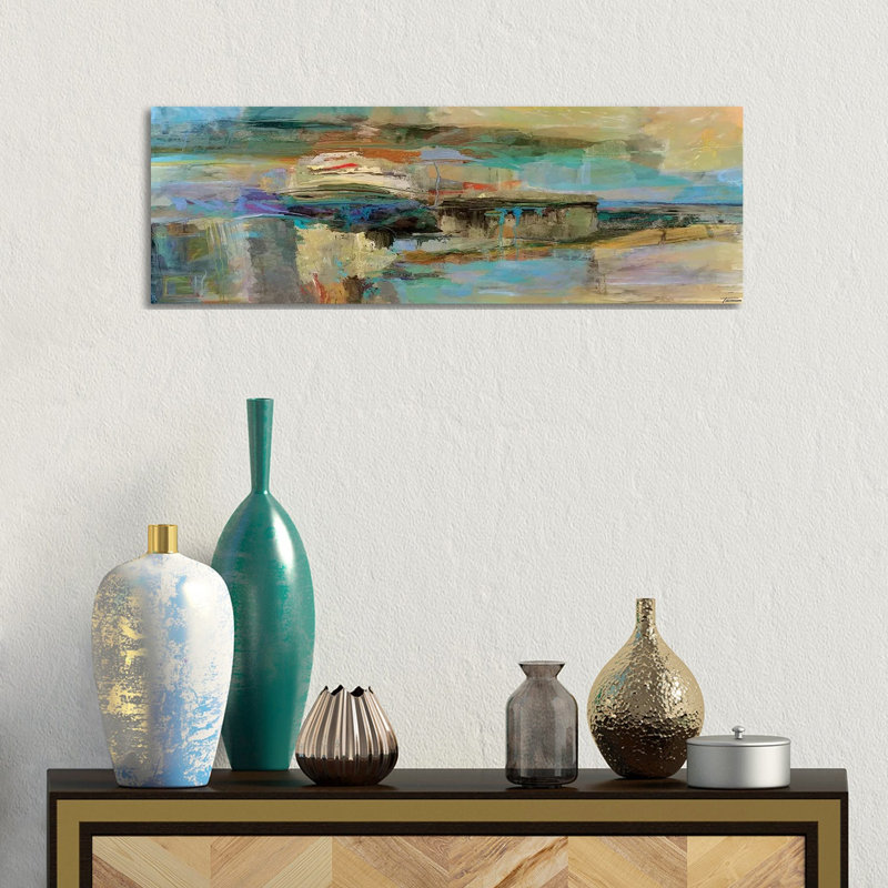 Tuscany IV by Michael Tienhaara - Wrapped Canvas Panoramic Gallery-Wrapped Canvas Giclée, 30.48 cm H x 91.44 cm W x 1.91 cm D