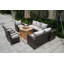 8 - Person Patio Conversation Set with Cushions-87386122-87386123