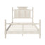 Lit plateforme à baldaquin rétro en bois de style champêtre avec tête de lit de 56,9 po de hauteur, aucun sommier nécessaire-586005900-586005901