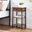 Table de chevet 1 tiroir en acier brun-123754832-86787626
