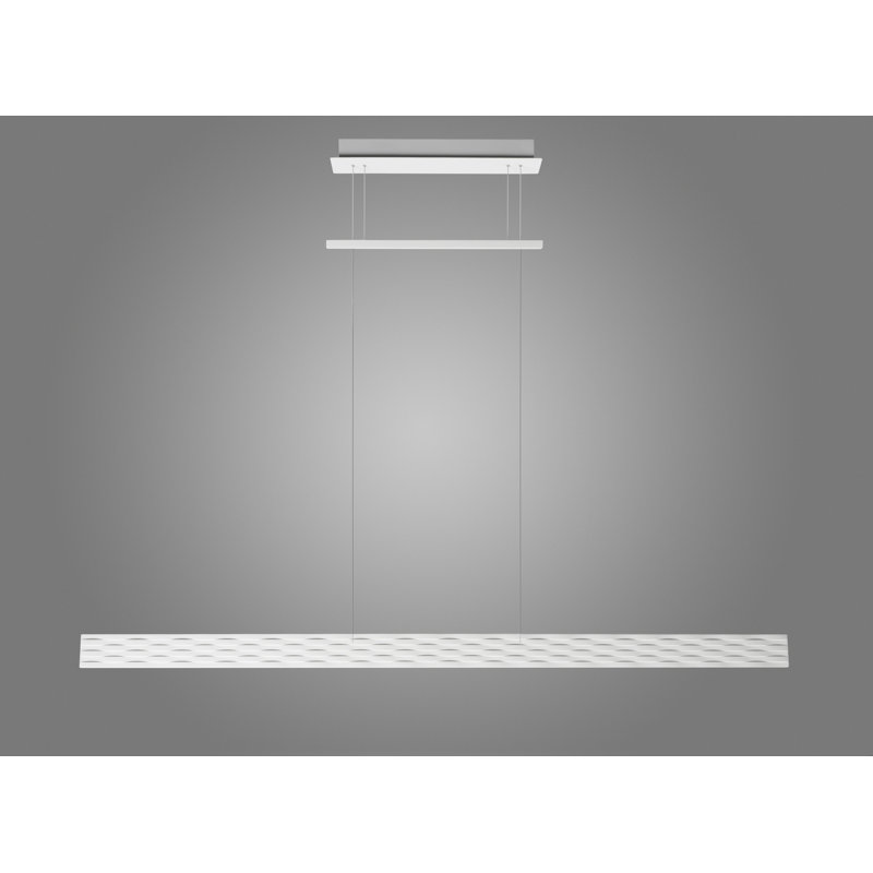 Cokeville 408 - Light Matt White LED Kitchen Island Pendant