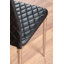 Eubanks Faux Leather Modern Tall Back Dining Chairs with Metal Legs & Diamond Stitching-1969960207-1969960196