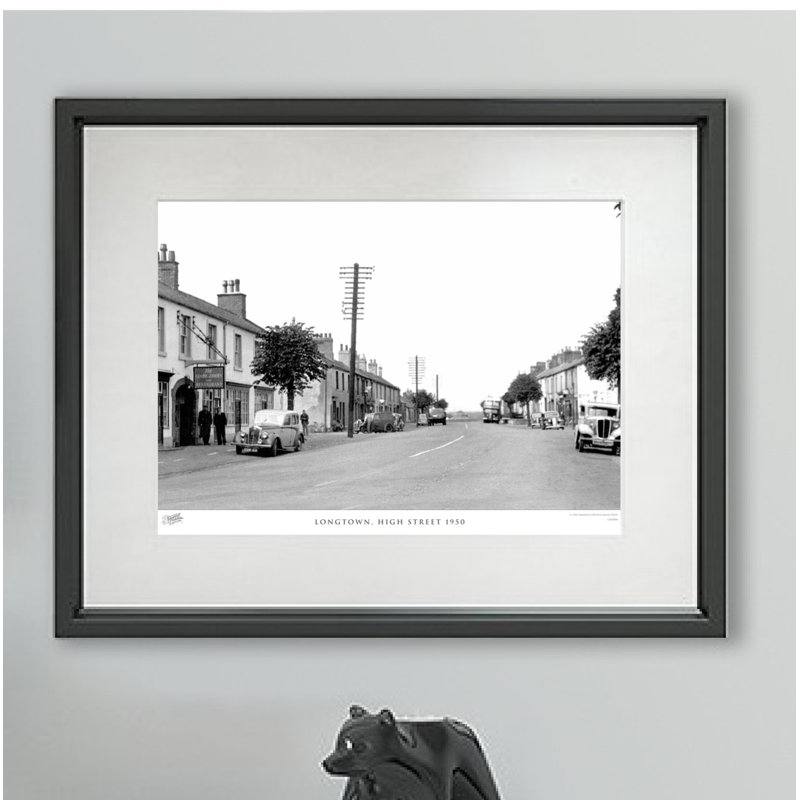 Longtown, High Street 1950 - Single Picture Frame Print, 60cm H x 80cm W x 2.3cm D