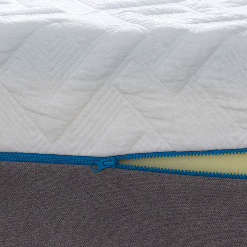 Matelas moelleux en mousse à mémoire de forme de 12 po Polla, technologie de refroidissement, évacuation de l'humidité, respirant