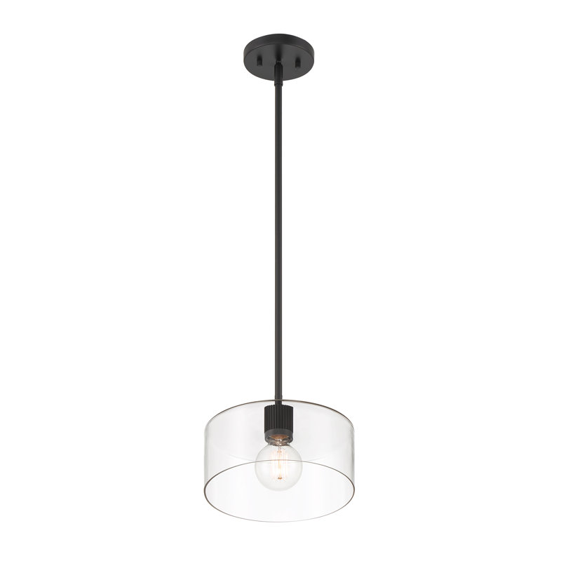 Luminaire suspendu cylindrique à 1 lumière Mulaney