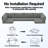 Outdoor Replacement Cushions 14-Piece Deep Seat Water-Resistant Patio Furniture Cushions for 6-Seat Sectional Rattan Sets, Grey-1556588759