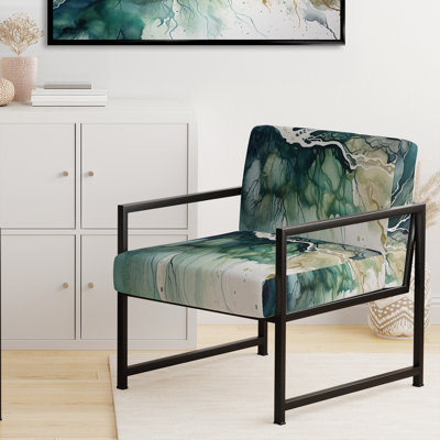 Chaise d'appoint rembourrée Green Green Marbré Dreamscape II
