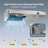 42 in. 900 CFM Ducted Under Cabinet Range Hood With 3-Way Venting, 4-Speed,LED Lights And Knob Control In Stainless Steel-121632270