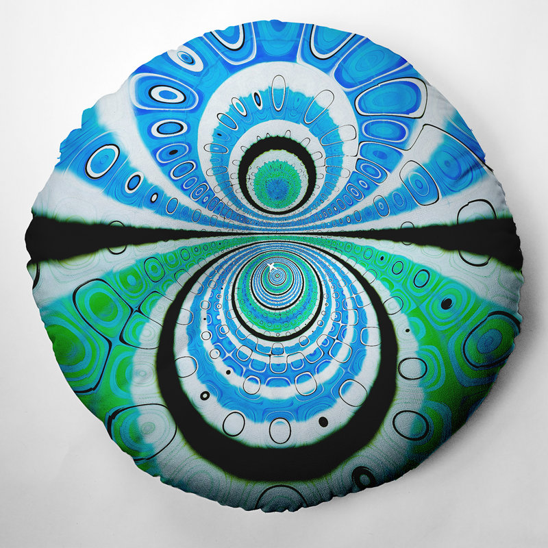 182_Oreiller de sol touffeté bohémien et éclectique, 26 po x 26 po