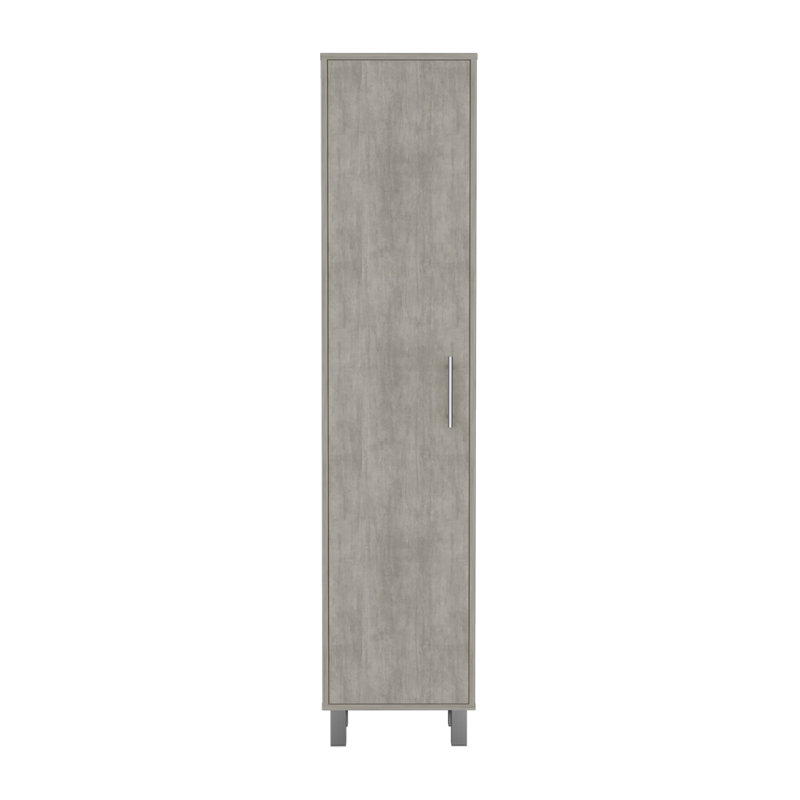 Armoire de rangement Buccan, Gris béton