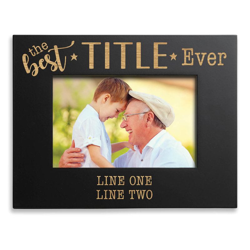 Thonotosassa Black Wood Matte Picture Frame