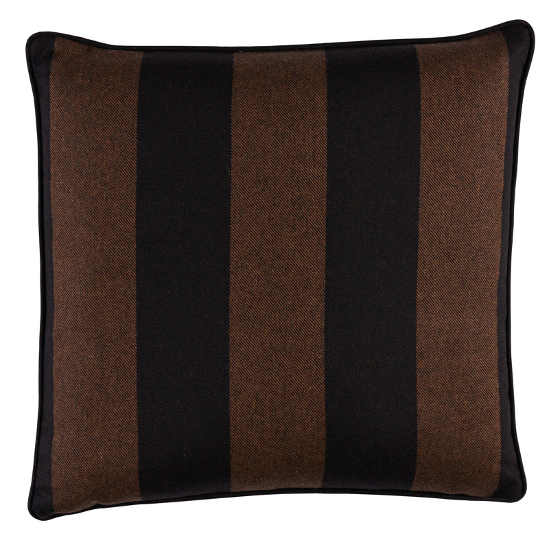 Hemlock Stripe Pillow, 22"H x 22"W, Brown