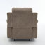 Fauteuil inclinable manuel avec angle réglable de 110 ° à 170 °, capacité de 400 lb, tissu chenille