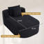 Chaise longue avec assise profonde et 2 coussins-831573160