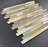 Slate and Glaass Linear Mosaic Wall Tile