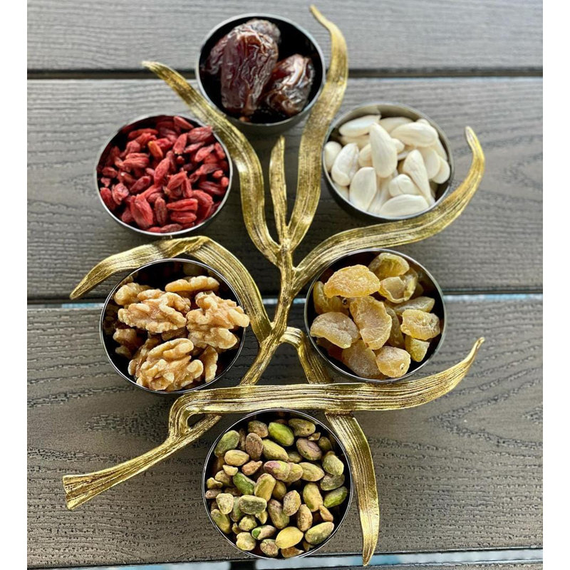 Palm Seder Plate