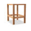 Tabouret de bar d'extérieur en bois d'eucalyptus Dustin (ensemble de 2)