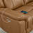 2-Seat Dual Motor zero clearence recliner Genuine Leather Power Recliner Sofa With Power Headrest-676999145