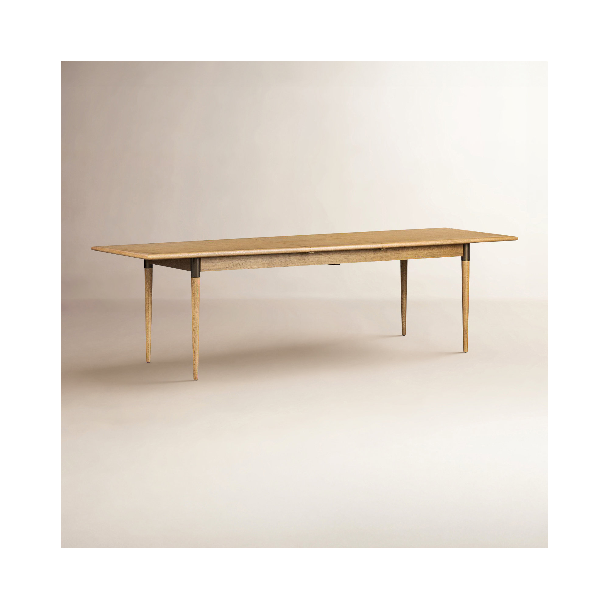 Yanely 84'' Extendable Dining Table, Fawn Oak