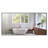 Modern & Contemporary Rectangle Bathroom Vanity Mirror Metal Framed Wall Mirror-100211092-100211095