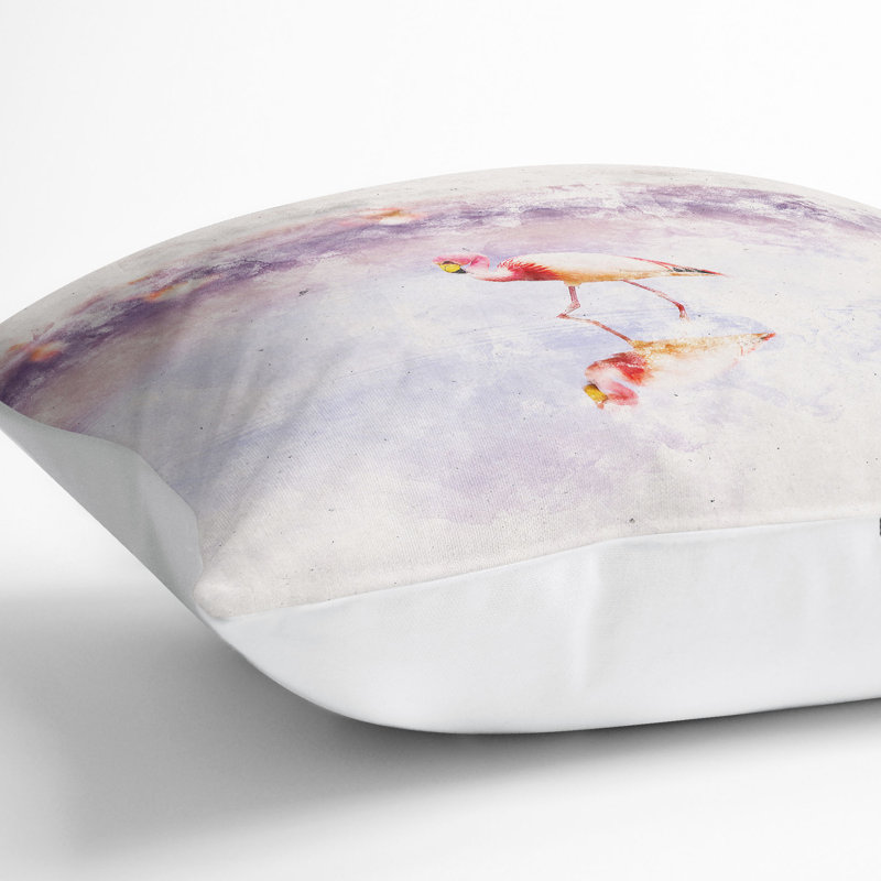 Square Throw Cushion, White, 40cm H x 40cm W x 15cm D