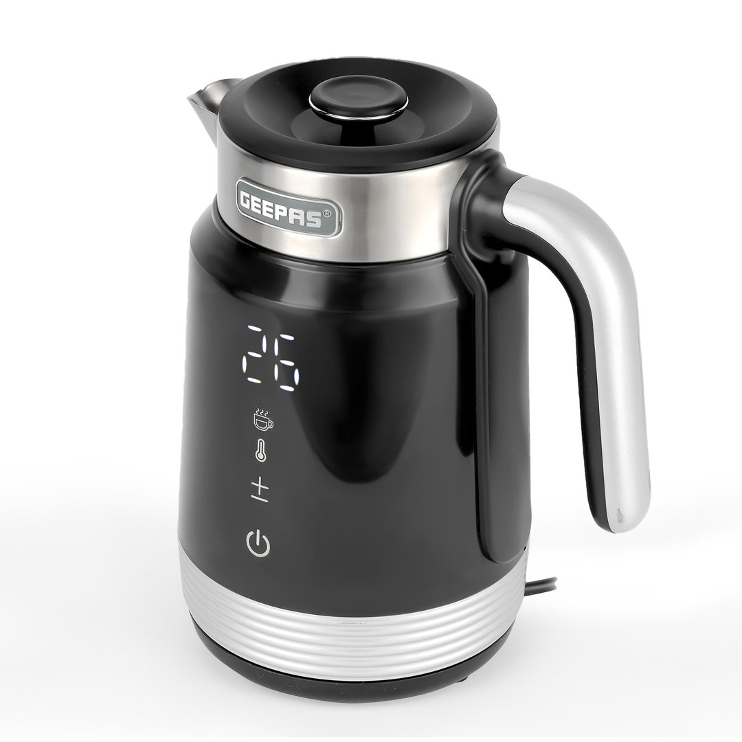 Geepas Unisex Infant Black Smart Wifi Kettle W/ App & Voice Control, 1.7L W/ Temperature Control In - Image 12