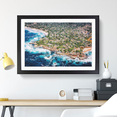 Big Sur in California - Picture Frame Painting