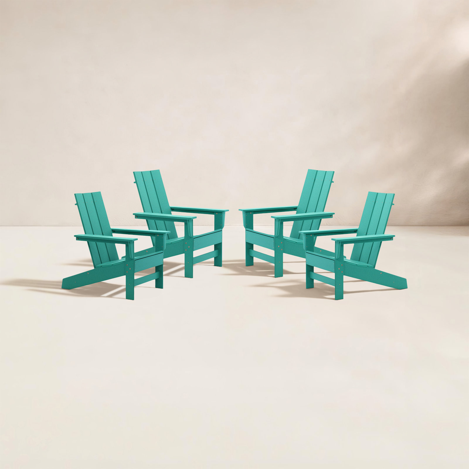 Ratcliff Outdoor Adirondack Set, Aruba