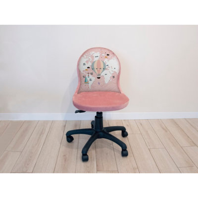 Kids 11.81'' Adjustable Height Desk Or Activity Chair Chair and Ottoman