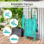 Chaise Adirondack pliante en plastique Delane-84369855