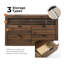 Commode 4 tiroirs avec tablette Hildebran-124414194