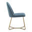 Chaise d'appoint rembourrée en lin Ainhoa-207985054