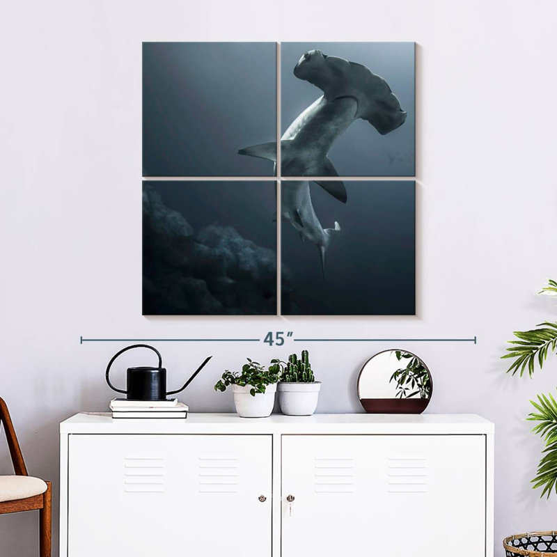 Brampt Might Hammerhead Shark, 32'' H x 32'' W