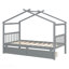 Lit simple, maison en bois avec tiroirs-473937363-473937360